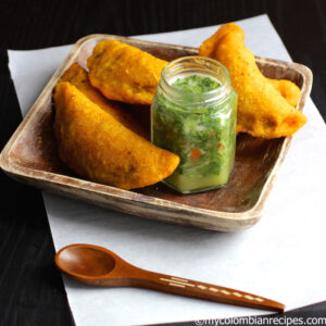 Empanada colombiana de maíz
