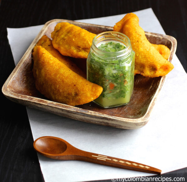 Empanada colombiana de maíz